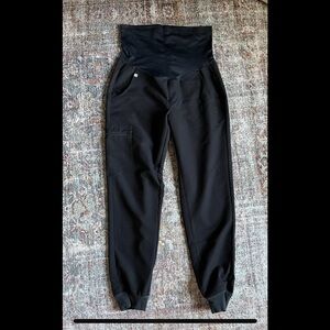 Figs Zamora Maternity Joggers, Size S, Black
